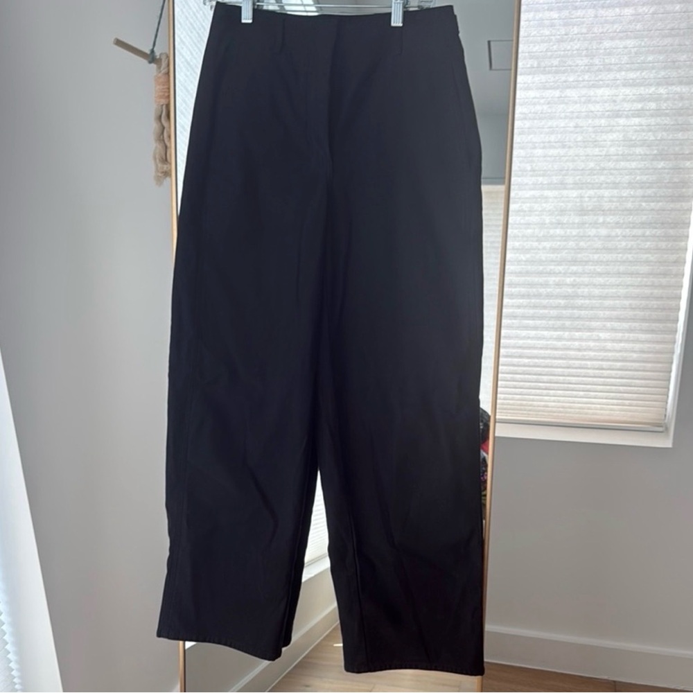 Aritzia Wilfred Free High Rise Wide-Leg Ascendant Pants Black Size 6 & 8